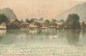 SUISSE  CARTE 10c  MARQUE LINEAIRE INTERLAKEN + AMBULANT N° 15  POUR CASTRES ( GIRONDE ) DE 1901 LETTRE COVER - Storia Postale