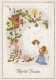 ENGEL WEIHNACHTSFERIEN Feiern & Feste Vintage Ansichtskarte Postkarte CPSM #PAH572.A - Anges