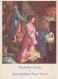 Vergine Maria Madonna Gesù Bambino Natale Religione Vintage Cartolina CPSM #PBP954.A - Virgen Maria Y Las Madonnas