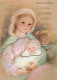 Virgen María Virgen Niño JESÚS Navidad Religión Vintage Tarjeta Postal CPSM #PBP673.A - Virgen Mary & Madonnas