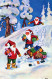 PÈRE NOËL Bonne Année Noël GNOME Vintage Carte Postale CPSMPF #PKD598.A - Santa Claus