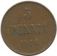 5 PENNIA 1916 FINNLAND FINLAND Münze RUSSLAND RUSSIA EMPIRE #AB150.5.D.A - Finland
