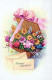 FLOWERS Vintage Ansichtskarte Postkarte CPSMPF #PKG063.A - Fleurs