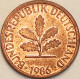 Germany Federal Republic - Pfennig 1986 D, KM# 105 (#4497) - 1 Pfennig