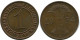 1 REICHSPFENNIG 1934 A ALEMANIA Moneda GERMANY #DB794.E.A - 1 Reichspfennig