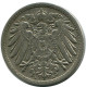 5 PFENNIG 1911 A DEUTSCHLAND Münze GERMANY #DB201.D.A - 5 Pfennig