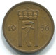 2 ORE 1956 NORWAY Coin #WW1061.U.A - Noruega