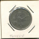 1 DINAR 1976 TUNISIE TUNISIA Pièce #AS123.F.A - Tunisie
