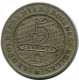 5 CENTIMES 1862 BÉLGICA BELGIUM Moneda #AX362.E.A - 5 Cent