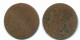 1 KEPING 1804 SUMATRA BRITISH EAST INDIES Copper Colonial Coin #S11738.U.A - Inde