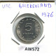 5 DRACHMES 1976 GRIECHENLAND GREECE Münze #AW572.D.A - Greece
