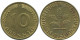 10 PFENNIG 1950 F WEST & UNIFIED GERMANY Coin #AD842.9.U.A - 10 Pfennig