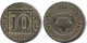 10 PFENNIG 1918 STADT MUNSTER GERMANY Coin #AD586.9.U.A - 10 Pfennig