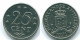 25 CENTS 1971 NIEDERLÄNDISCHE ANTILLEN Nickel Koloniale Münze #S11597.D.A - Antillas Neerlandesas
