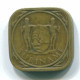 5 CENTS 1966 SURINAM NIEDERLANDE Nickel-Brass Koloniale Münze #S12851.D.A - Suriname 1975 - ...