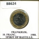 10 FRANCS 1988 FRANCIA FRANCE Moneda BIMETALLIC #BB624.E.A - 10 Francs