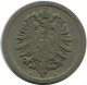 5 PFENNIG 1875 A ALLEMAGNE Pièce GERMANY #DB172.F.A - 5 Pfennig