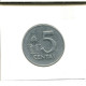 5 CENTAI 1991 LITHUANIA Coin #AS695.U.A - Litauen