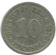 10 PFENNIG 1896 J ALEMANIA Moneda GERMANY #AE485.E.A - 10 Pfennig