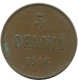 5 PENNIA 1916 FINLAND Coin RUSSIA EMPIRE #AB186.5.U.A - Finnland