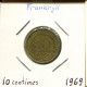 10 CENTIMES 1969 FRANCIA FRANCE Moneda #AM123.E.A - 10 Centimes