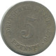 5 PFENNIG 1876 E ALEMANIA Moneda GERMANY #AE630.E.A - 5 Pfennig