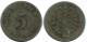 5 PFENNIG 1875 A GERMANY Coin #DB173.U.A - 5 Pfennig