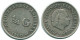 1/4 GULDEN 1960 NETHERLANDS ANTILLES SILVER Colonial Coin #NL11095.4.U.A - Antilles Néerlandaises