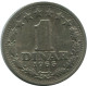 1 DINAR 1965 YUGOSLAVIA Coin #AZ583.U.A - Jugoslawien