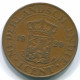 1 CENT 1929 INDES ORIENTALES NÉERLANDAISES INDONÉSIE Copper Colonial Pièce #S10109.F.A - Dutch East Indies