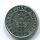 10 CENTS 1989 NIEDERLÄNDISCHE ANTILLEN Nickel Koloniale Münze #S11318.D.A - Netherlands Antilles
