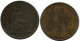 HALF PENNY 1862 UK GRANDE-BRETAGNE GREAT BRITAIN Pièce #AZ643.F.A - C. 1/2 Penny