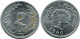 2 MILLIMES 1960 TUNISIA Coin #AR233.U.A - Tunisie