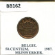 50 CENTIMES 1987 DUTCH Text BELGIQUE BELGIUM Pièce #BB162.F.A - 50 Cent