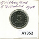 5 DRACHMES 1990 GRIECHENLAND GREECE Münze #AY352.D.A - Greece