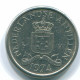 10 CENTS 1974 NETHERLANDS ANTILLES Nickel Colonial Coin #S13532.U.A - Antille Olandesi