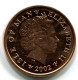 2 PENNI 2002 ISLE OF MAN UNC Coin #W11033.U.A - Eiland Man