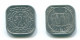 5 CENTS 1976 SURINAME Aluminium Coin #S12553.U.A - Surinam 1975 - ...