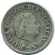 1/4 GULDEN 1954 NIEDERLÄNDISCHE ANTILLEN SILBER Koloniale Münze #NL10897.4.D.A - Antille Olandesi