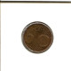 5 EURO CENTS 2008 SPAIN Coin #EU571.U.A - Spanien
