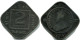 2 ANNAS 1927 INDIA-BRITISH Moneda #AY966.E.A - Inde