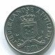25 CENTS 1971 NIEDERLÄNDISCHE ANTILLEN Nickel Koloniale Münze #S11589.D.A - Niederländische Antillen