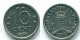 10 CENTS 1979 ANTILLAS NEERLANDESAS Nickel Colonial Moneda #S13598.E.A - Niederländische Antillen