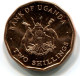 2 SHILLINGS 1987 UGANDA UNC Coin #W11169.U.A - Uganda