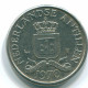 25 CENTS 1970 ANTILLES NÉERLANDAISES Nickel Colonial Pièce #S11454.F.A - Netherlands Antilles