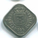 5 CENTS 1975 ANTILLES NÉERLANDAISES Nickel Colonial Pièce #S12244.F.A - Netherlands Antilles
