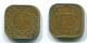 5 CENTS 1966 SURINAME Netherlands Nickel-Brass Colonial Coin #S12844.U.A - Surinam 1975 - ...