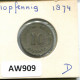 10 PFENNIG 1874 A DEUTSCHLAND Münze GERMANY #AW909.D.A - 10 Pfennig