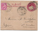 (C05) - 5M. LETTER SHEET STATIONNERY UPRATED BY 5M. STAMP ALEXANDRIE / D => BELGIUM 1902 - 1866-1914 Khedivato Di Egitto