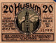 20 PFENNIG 1922 Stadt HUSUM Schleswig-Holstein UNC DEUTSCHLAND Notgeld #PH210 - [11] Local Banknote Issues